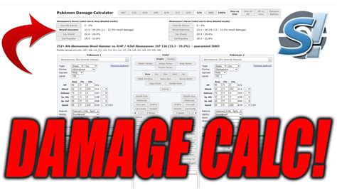 pokemon showdown damage calc|pokemon attack calculator.